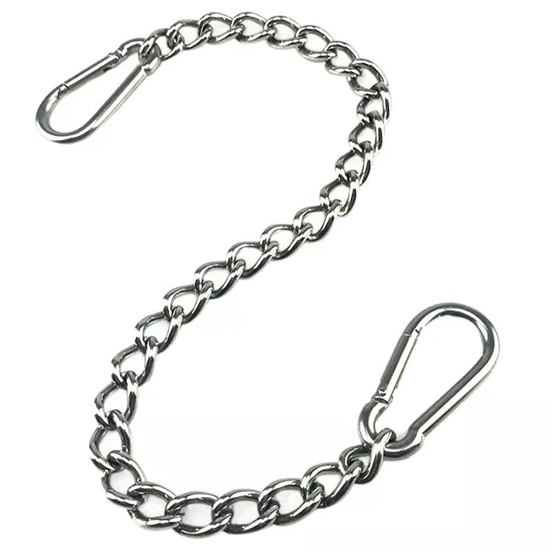 Hanging Chair Chain With 2 Carabiners, Heavy Duty Porch Swing Hammock Chain Kit,For Hammock Swings(99Cm)