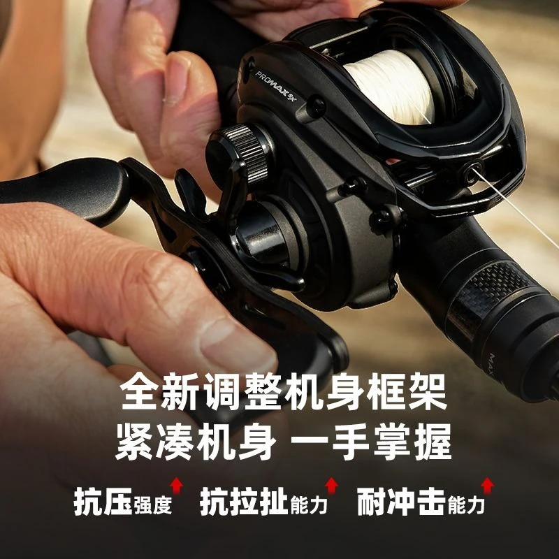 2026 New Abu 25 PMAXSX water drop wheel P5 anti-fried line fishing wheel black micro-object wheel far investment universal advan