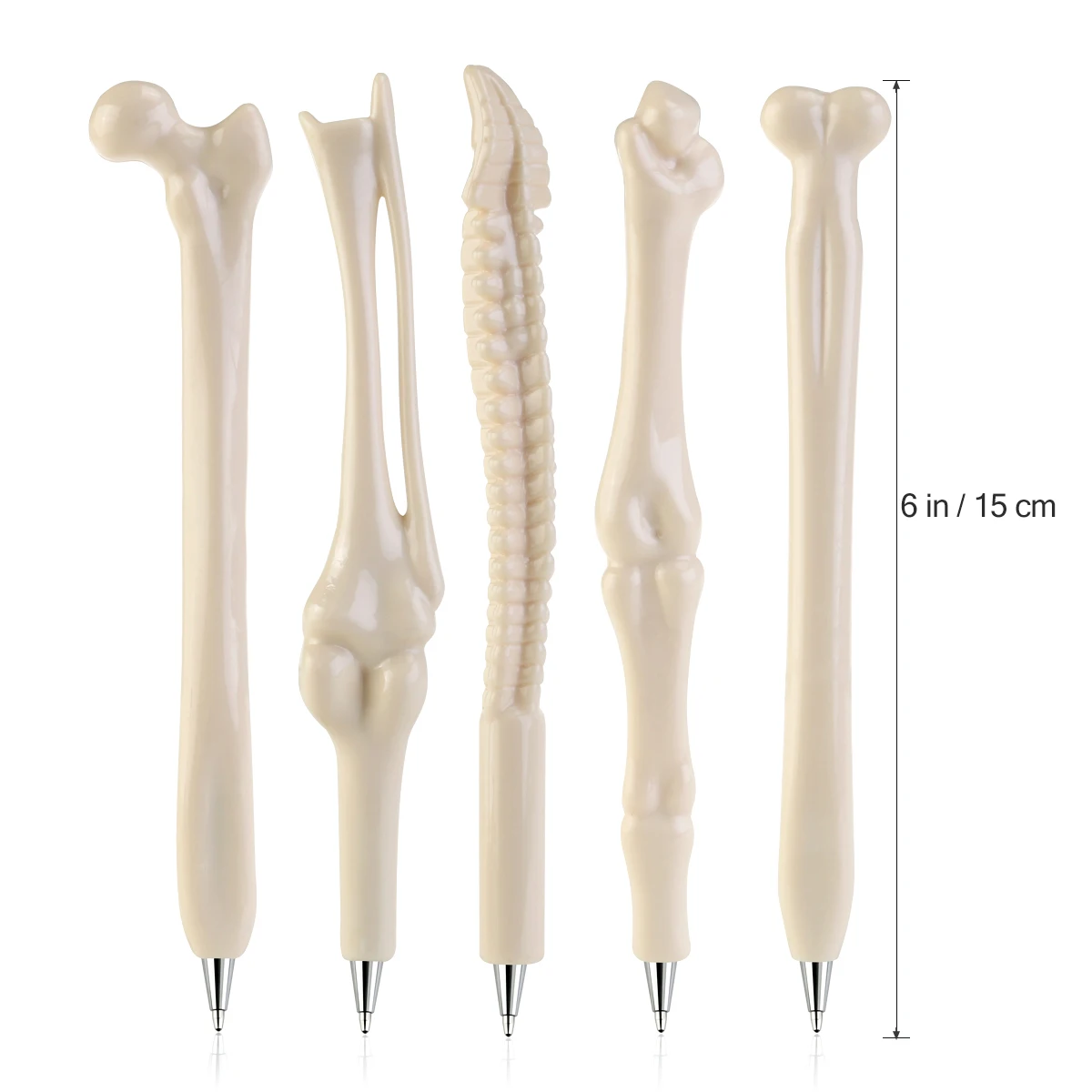 10pcs Creative Ballpoint Pen Human Bones Office Supplies Novelty Kids Gift Reward Kawaii Refill Student Stationery