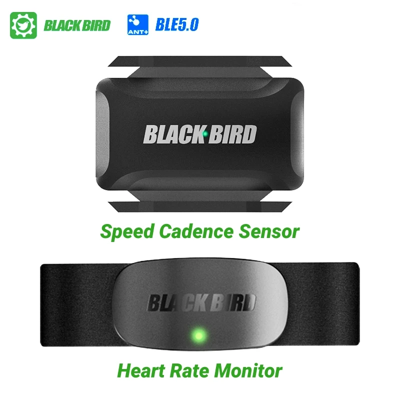 BLACKBIRD CS1 Speed Cadence Sensor ANT+ Bike Computer Speedometer Dual Sensor Cycling Accessories Compatible Heart Rate Monitor