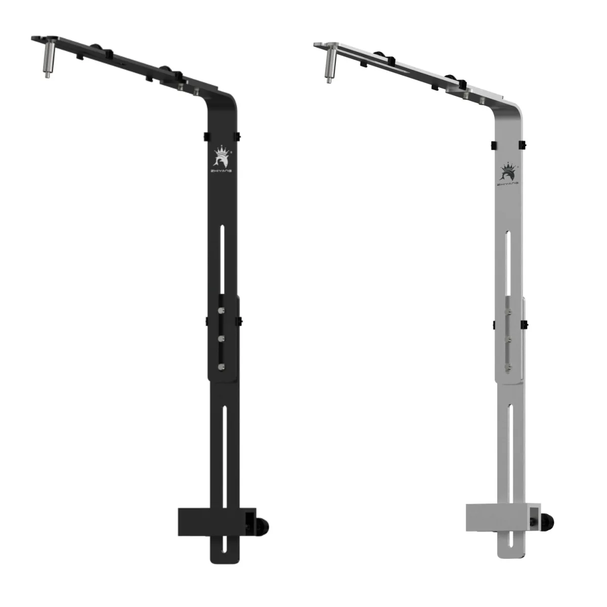 2.8\5.0mm Chickness Clip-on Fish Tank Lamp Holder Aluminum Alloy Rust-proof Light Bracket Aquarium Chandelier Hanging Rack