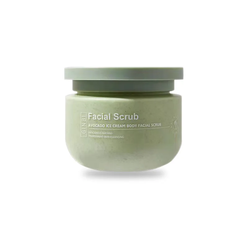 Avocado Body Scrub-Gentle Exfoliating Radiant Skin Care Removes Dead Skin Cells Nourishes and Boosts Natural Glow for SmoothSkin