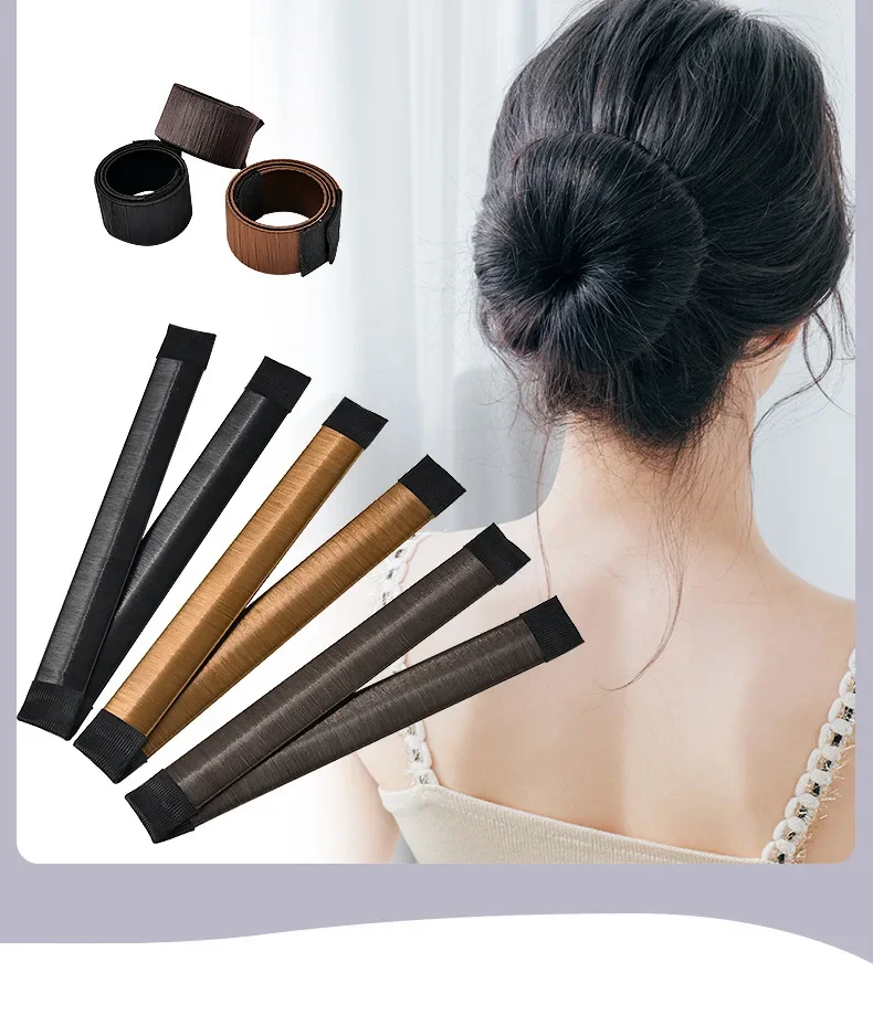 Magic Bun Maker DIY Tools Synthetic Donut Bud Head Band Hair Band Ball Twist Women Girls Hair Accessories Sweet French Dish Made