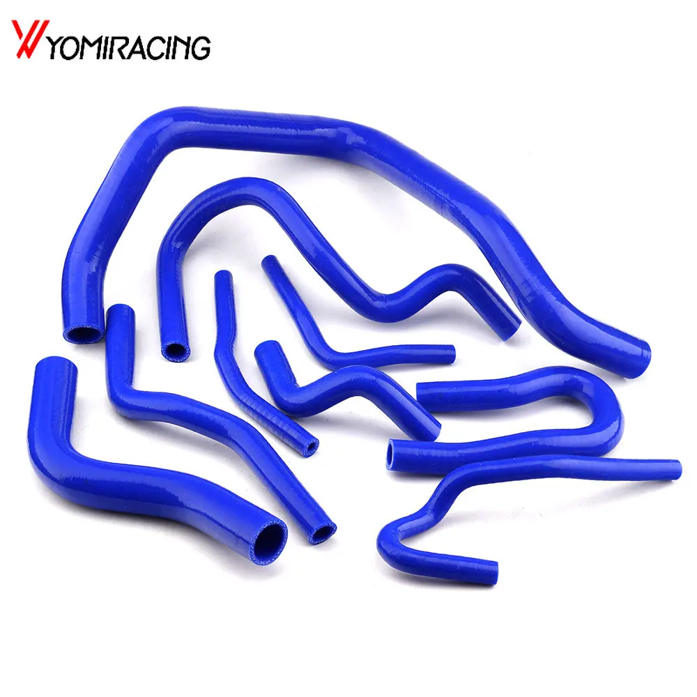 YOMI Silicone Radiator Coolant Hose,Silicone hose kit For Honda CIVIC SOHC D15 D16 EG EK 92-00 /9 Pcs