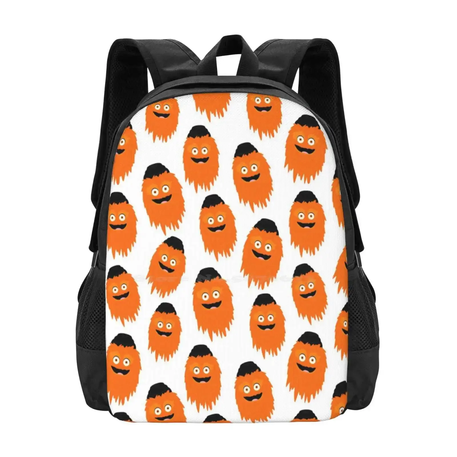 

Gritty Hot Sale Schoolbag Backpack Fashion Bags Gritty Fly Mascot Orange Nitty Philly Philadelphia 215 Pa Pennsylvania Pride