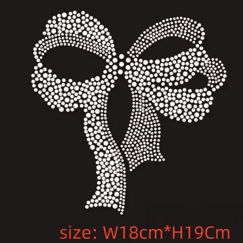 

Knotbow decor appliques hot fix stones hot fix rhinestone transfer motifs iron on crystal transfers design patch