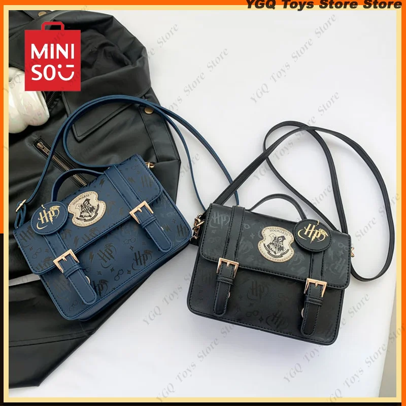 Miniso Harry Potter Anime Bag With Primark, Hogwarts House Messenger Bag, Women'S Single-Shoulder Crossbody Bag Girl Custom Gift