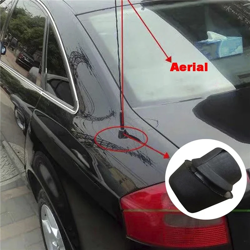 5X 8D5035539 Car Aerial Retainer Base Cover Grommet Sleeve Mounting Boot For- A6 S6 A8 S8 Quattro 2004