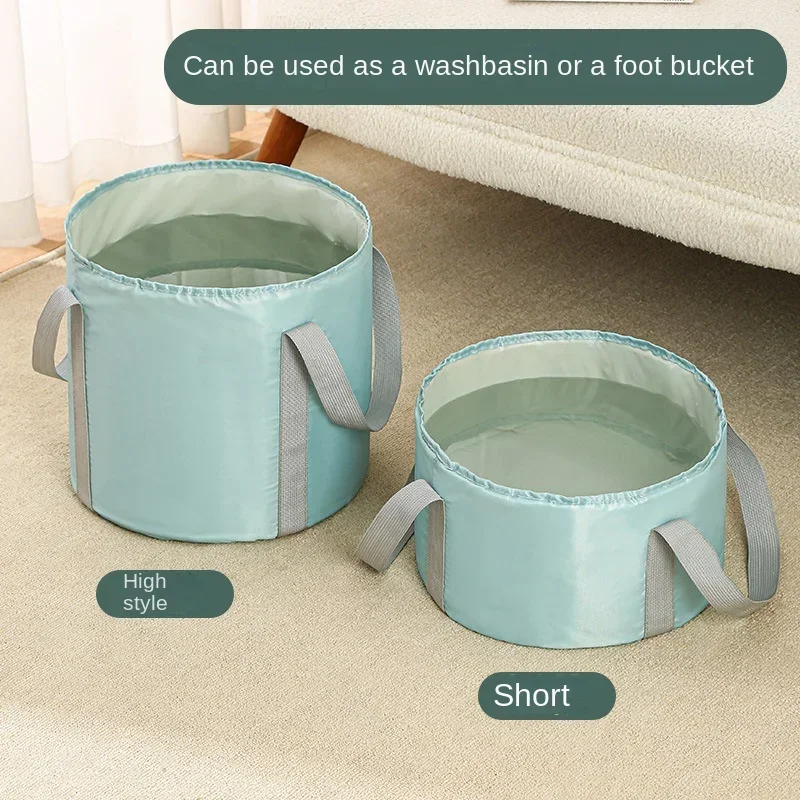 

Foldable Portable Tub Home Adult Foot Soaking Bucket Travel Insulation Foots Bath Dormitory Washing Buckets Soaking Bag