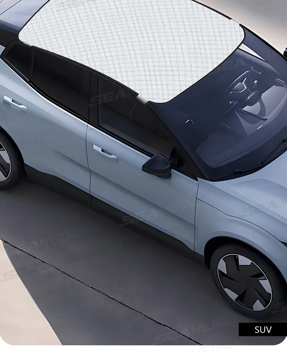 SEAMETAL Auto Schiebedach Schatten Abdeckung Sonnenschutz Wasserdicht Eis Schnee Schutz Sonnenschutz Auto Dach Abdeckung Für Limousinen SUVs Waren – Detail 10