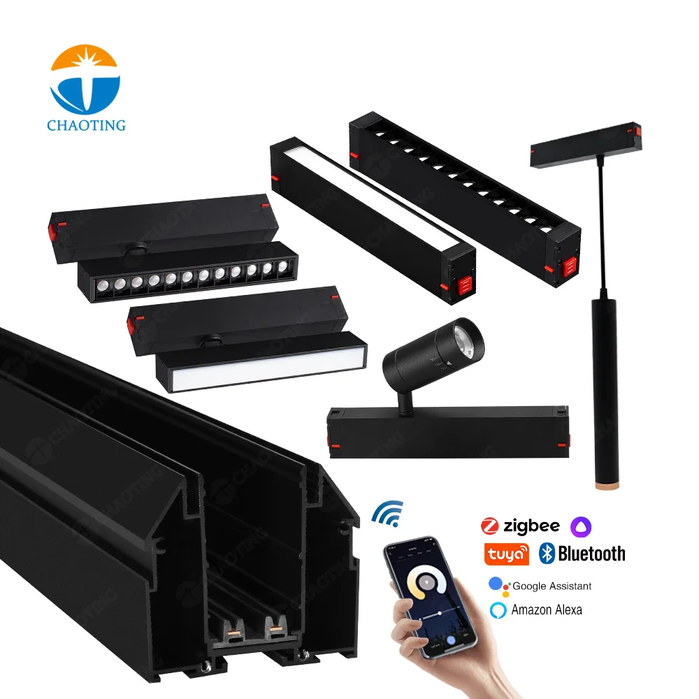 

Soft Pvc Tension Stretch Ceiling Spotlight Lighting Aluminum Profiles Wall Magnetic Track Light Rail For Russia Stretch Ceiling