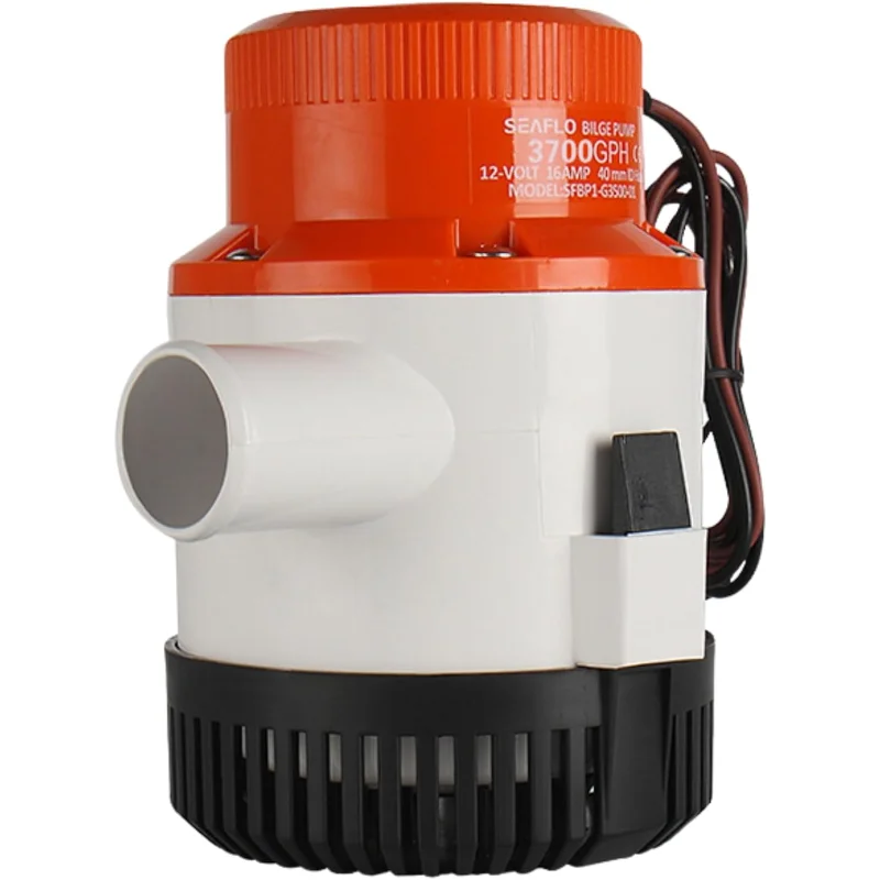 

SEAFLO 01 Series 3700GPH Bilge Pump – 12V Marine Submersible Pump with High-Capacity Output, Anti-Airlock Protection