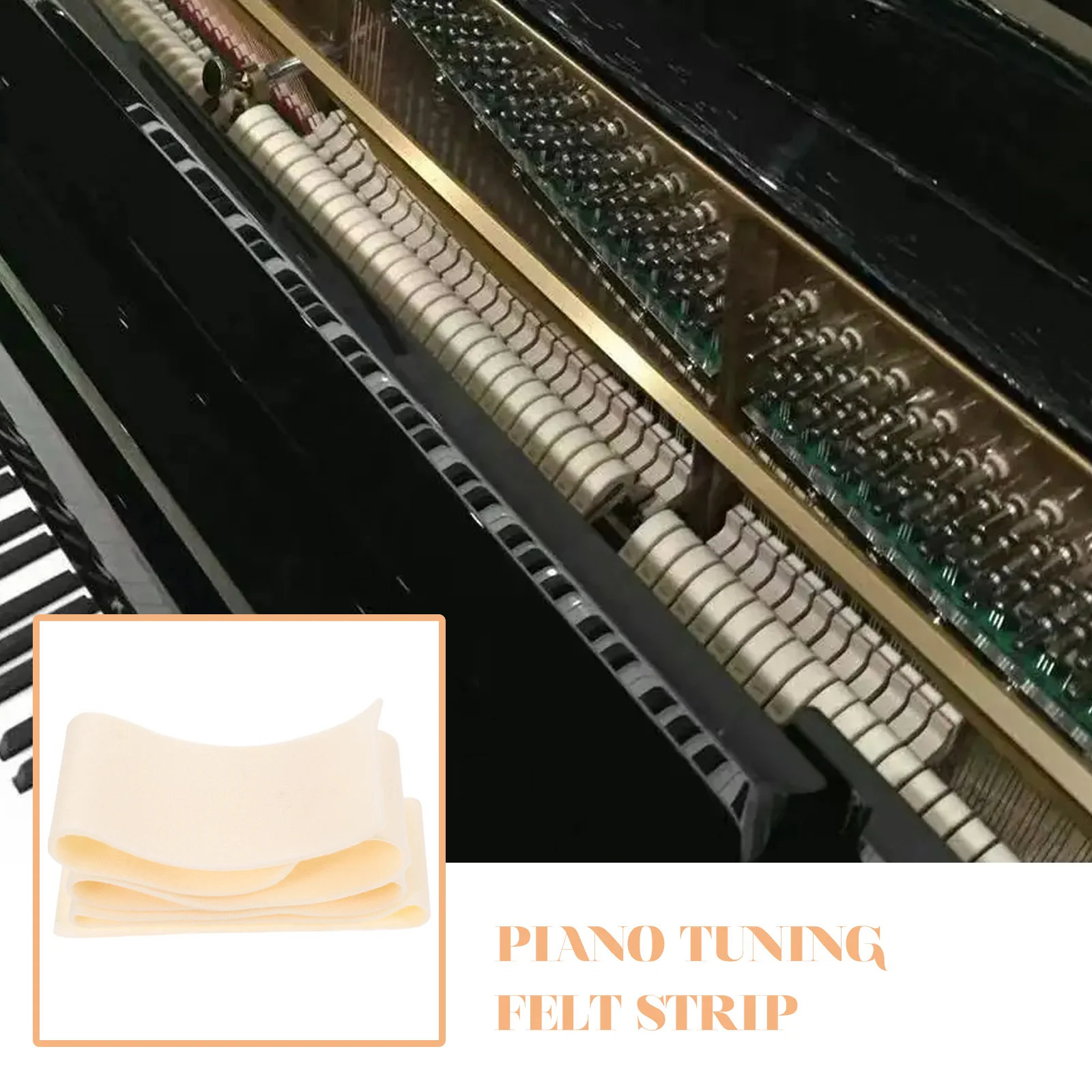 

Premium Piano Felt Silence Cotton Replacement Mute Strips Tuning Accessories Practical Tool Wool Strips for Keyboard