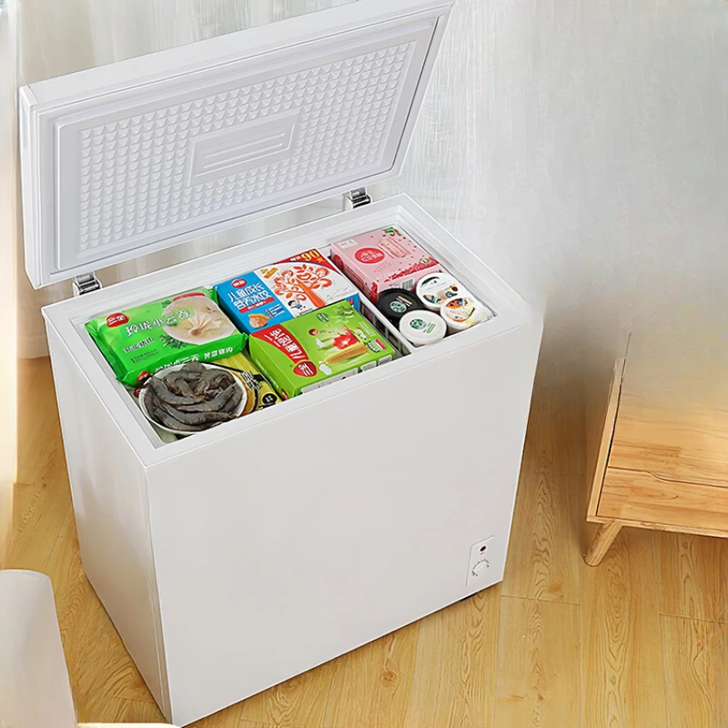 Household freezing and refrigeration dual-purpose horizontal small mini commercial large capacity