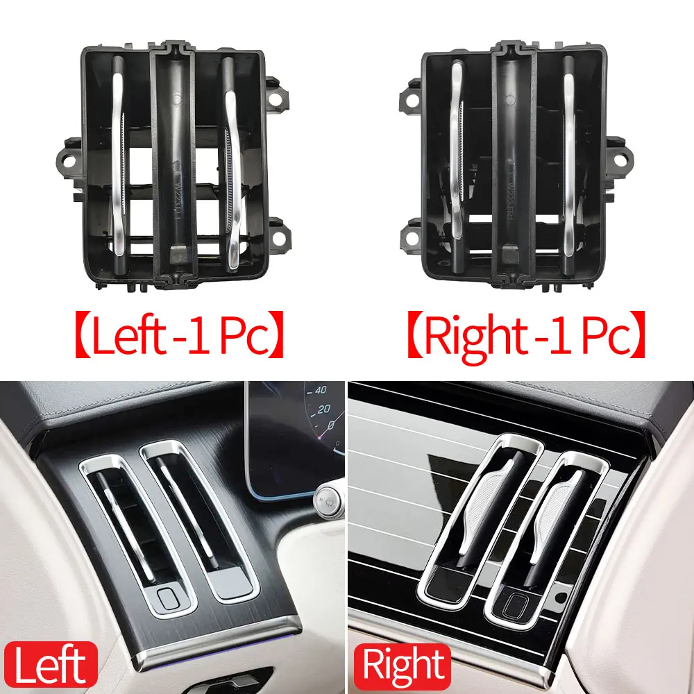 Car Front Left Right AC Vent Grille Air Conditioning Outlet Assembly For Mercedes Benz S Class W223 S300 S320 S400 S500 S600