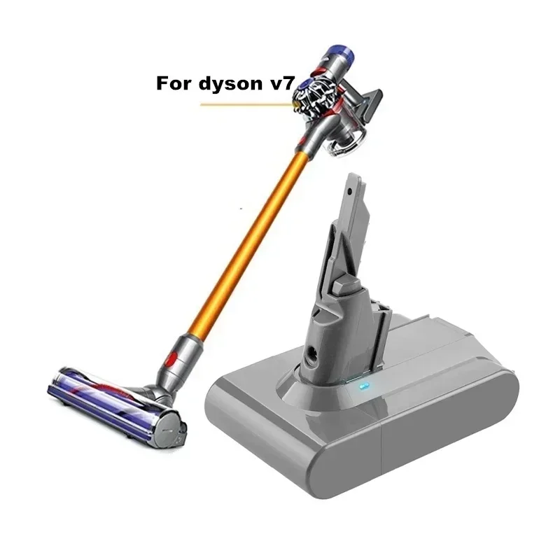 

Новый аккумулятор Dyson V7, 21,6 В, 12800 мАч, литий-ионная аккумуляторная батарея для Dyson V7, аккумулятор Animal Pro, замена пылесоса