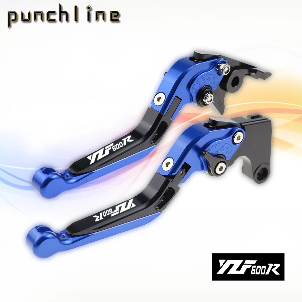 Fit For YZF600R Thunder cat 1999-2007 Motorcycle CNC Accessories Folding Extendable Brake Clutch Levers Adjustable Handle Set