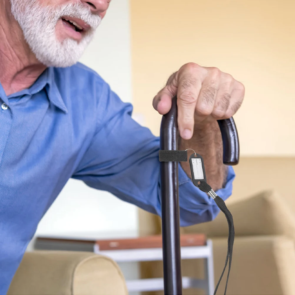 

6Pcs Cane Wrist Strap Adjustable Anti Lost Lanyard Walking Stick Strap Slip Resistant Nylon Crutch Holder Outdoor Use