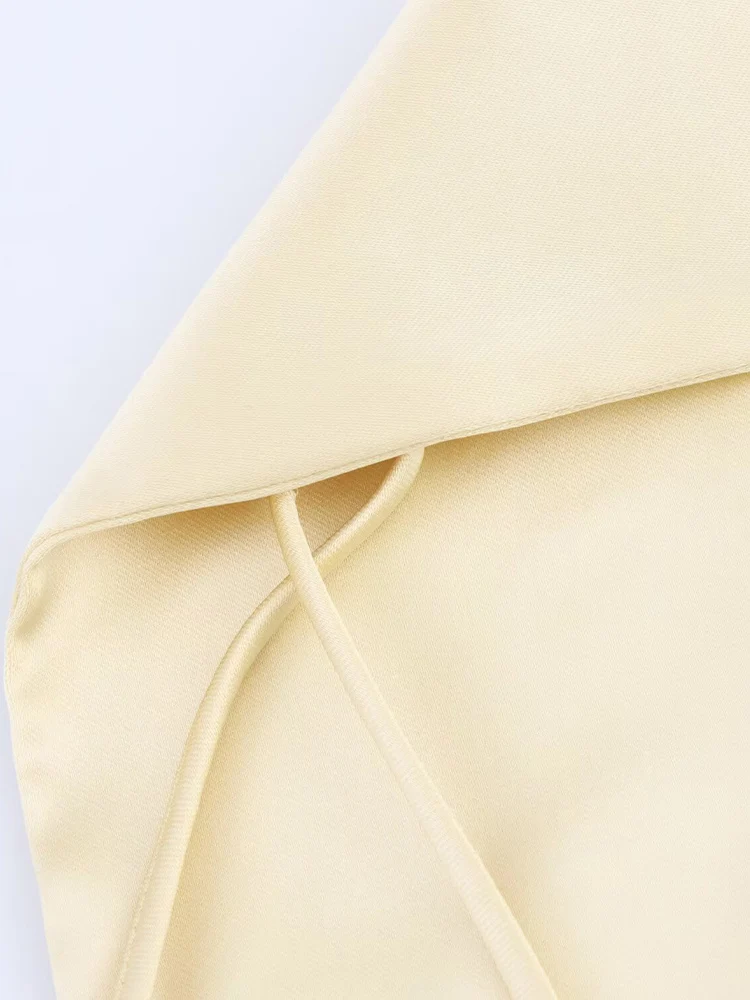 Europäischer und amerikanischer Sommerstil, neue Mode, Damenbekleidung, All-Match-dünner Schal, verziert mit Satinkleid