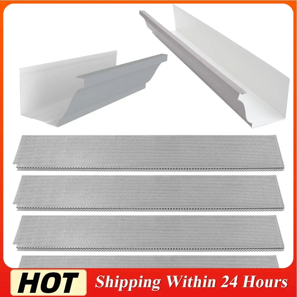 

70 шт. Защитные сетки для водостоков из нержавеющей стали, 6 дюймов x 210 футов, для защиты от листьев и мусора в водосточных трубах