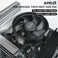 Nuevo ventilador Original AMD, juego de refrigeración del radiador para Ryzen 3 Ryzen 5 Ryzen 7 AM5 AM4 CPU R3 R5 5600 5500 5600G R7 5700G R7 5800 R7 7600
