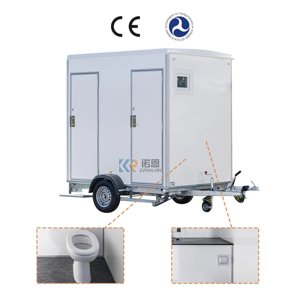 Original Toilet Bathroom Mobile Price Vip Public Portable Luxury Restroom Trailer Portable Toilet Restroom Trailer