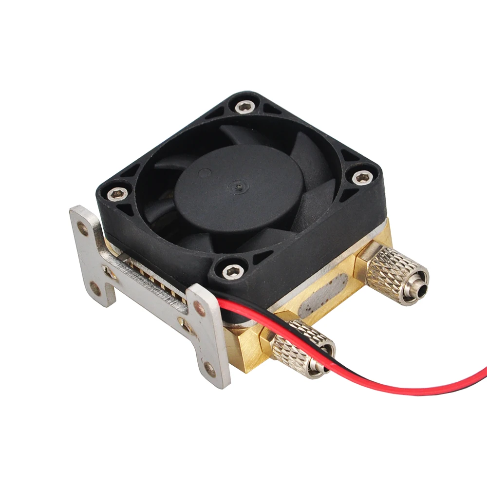 Mini radiatore idraulico in ottone pieno con ventola per 1:14 1/16 RC escavatore camion modello di auto RC
