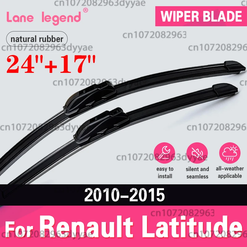 For Renault Latitude Samsung SM5 Safrane Code L70 2010-2015 2011 2012 Front Wipers Blades Windshield Windscreen Car Accessories