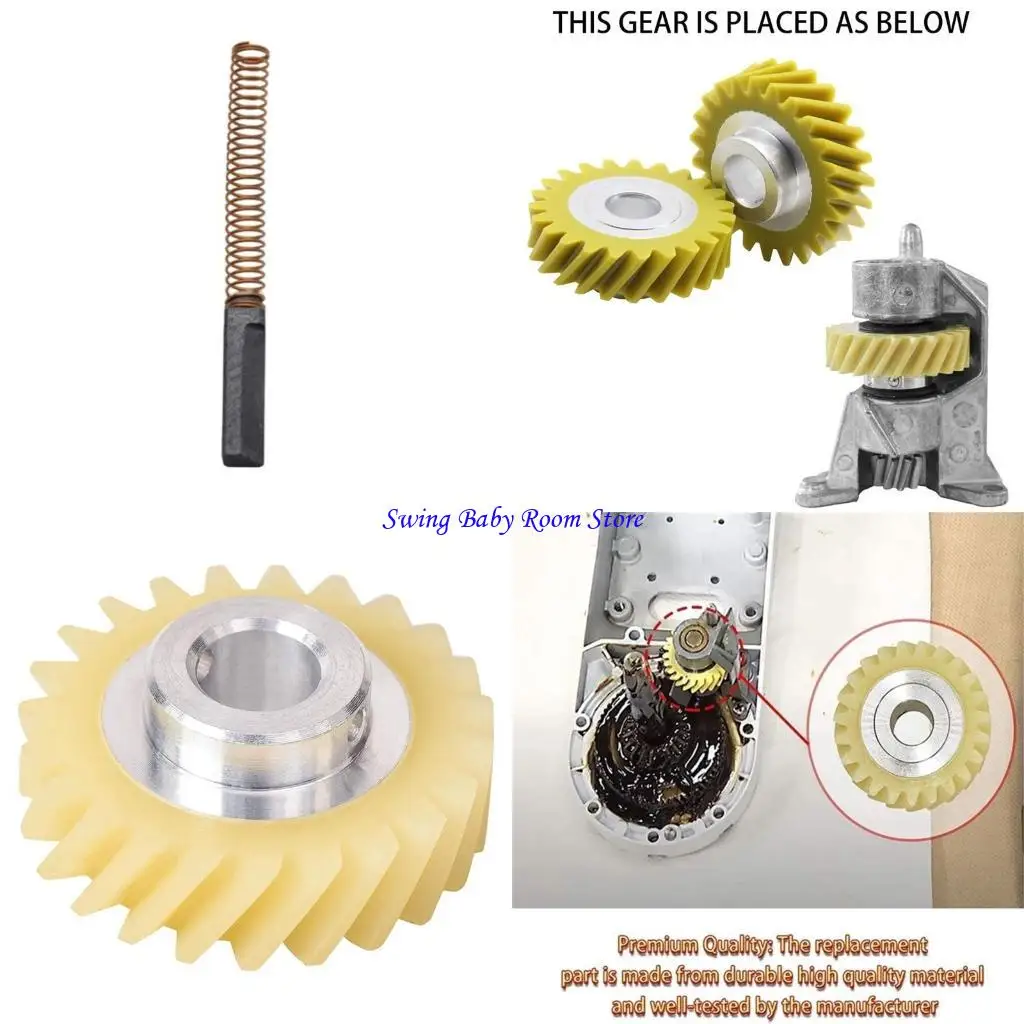 K1AD Brush Springs Attached Power Tool Motor Brushes Plastic Metal Material