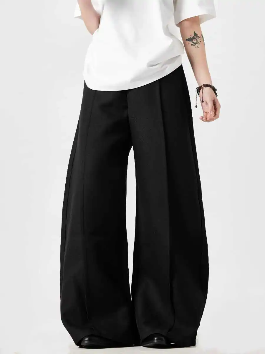 

Women Black Goth Baggy Pants Oversize Urban Suits Pants Harajuku Japanese 2000s Style Y2k Emo Vintage Urban Suits Trousers 2025