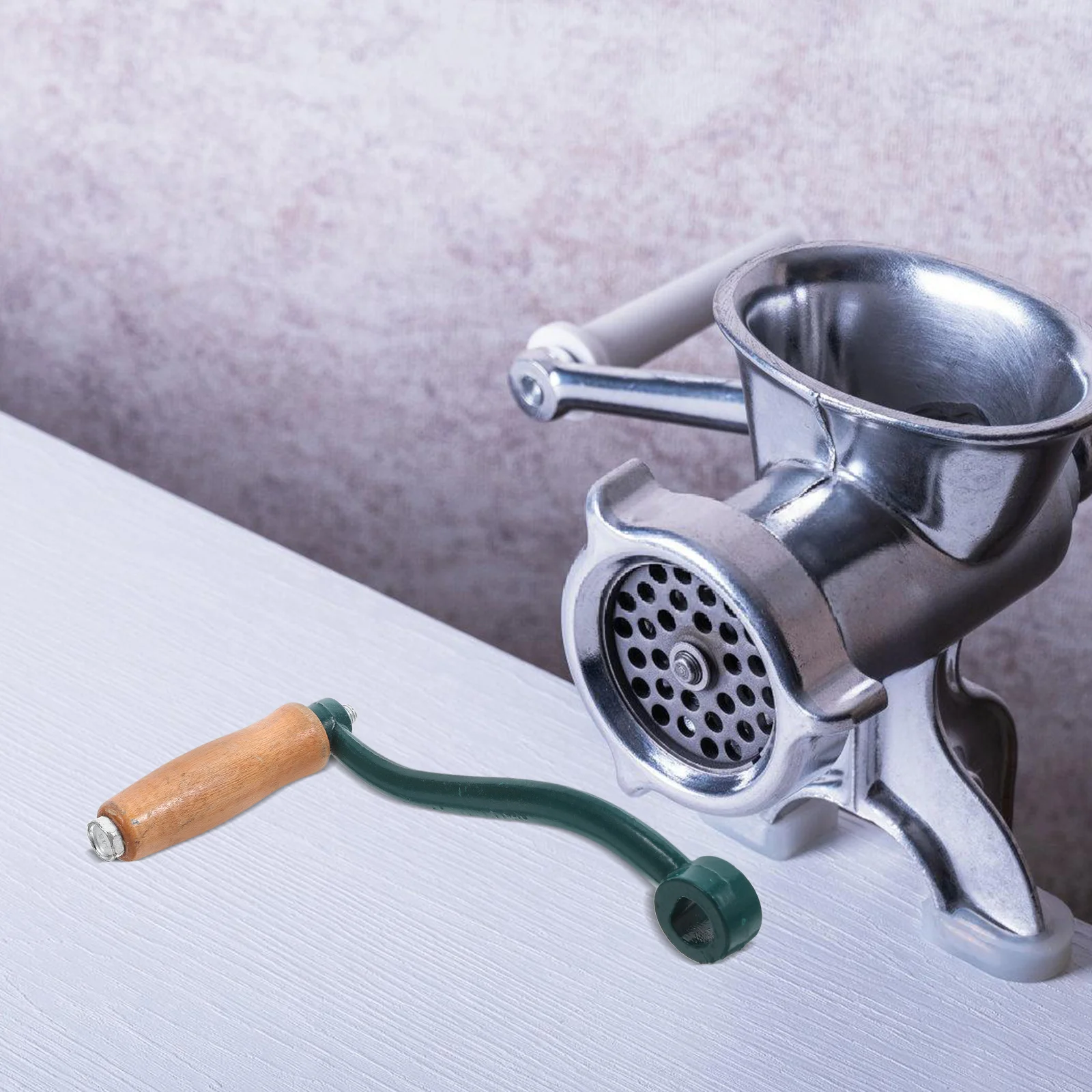 

Compact Manual Meat Grinder Handle Heavy Duty Crank for Home Use Outdoor Picnics Efficient Meat Processing