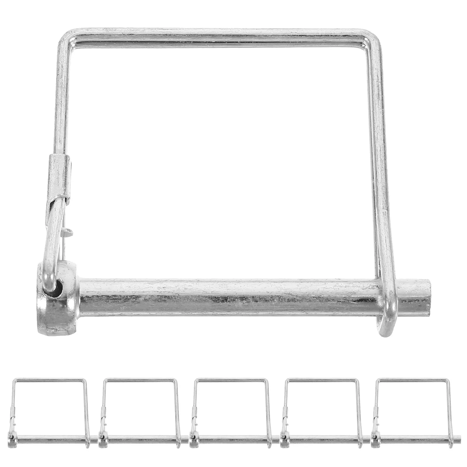 6Pcs Trailer Safety Pins for Hitch Heavy Duty Carbon Steel Locking Towing Trailer Coupler Pin Boat Rv Farm Use