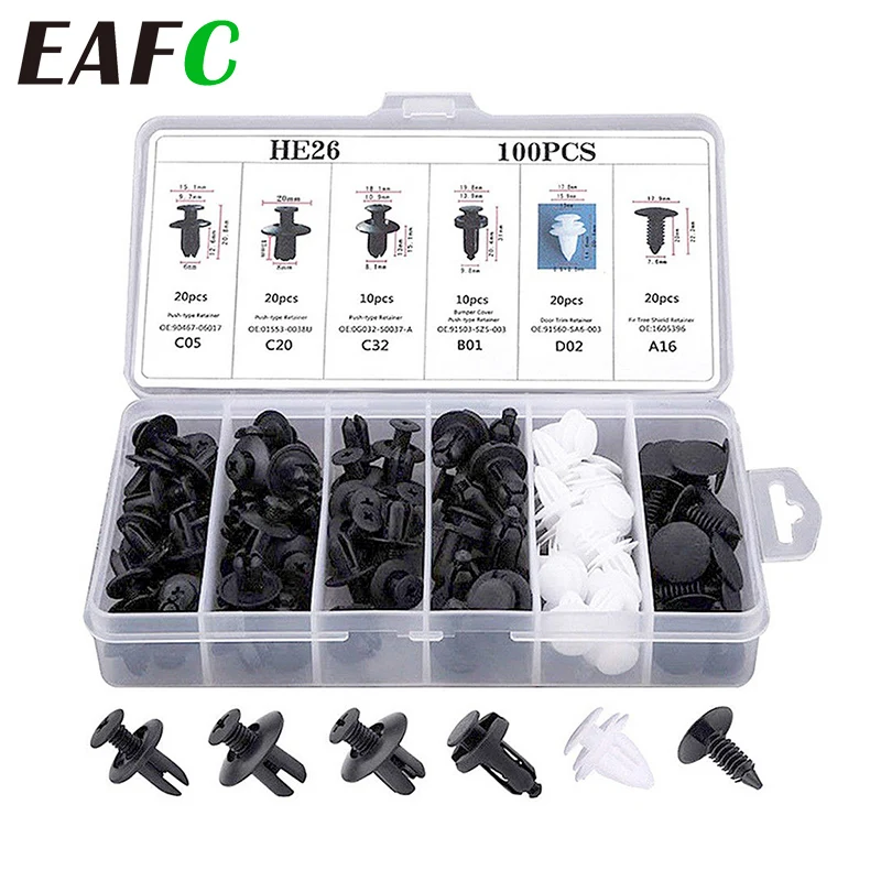 Eafc 100PCS Car Fas…