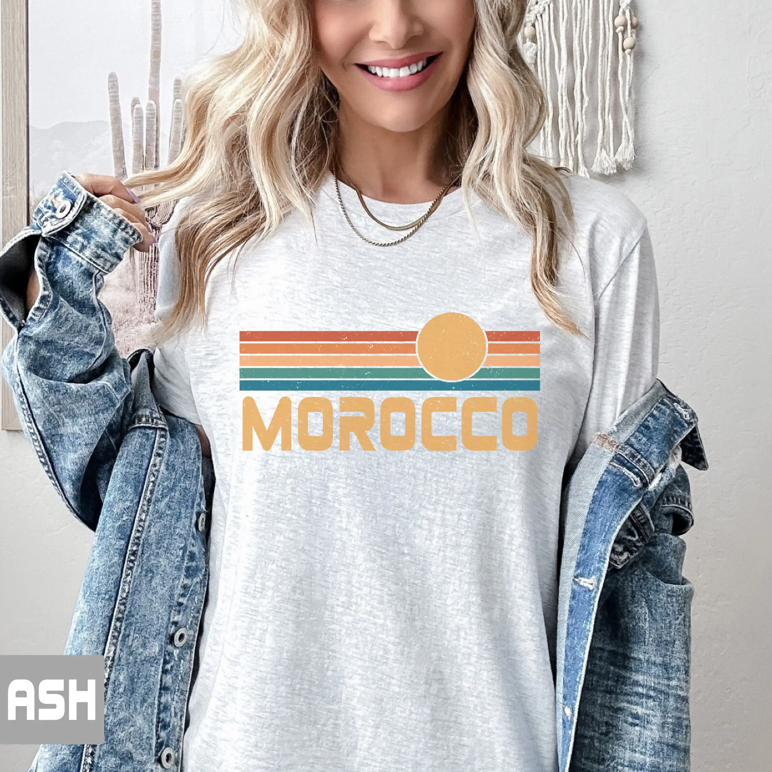 Morocco T Shirt Medina North Africa Moroccan Souvenir Group Vacation Hometown Pride