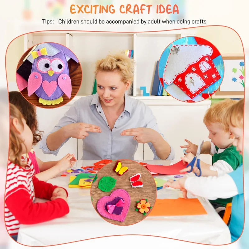 50 Colors Craft , Sheets 20×30cm, Colored Crafting, Durable , A4 , Felt Fabric For Sewin