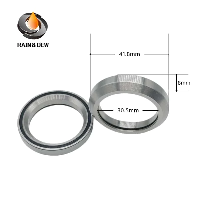 

2PCS MH-P08H8-45/45 Bike Headset Bearings 30.5X41.8X8 mm 45/45 Angular Contact Bicycle Bearing