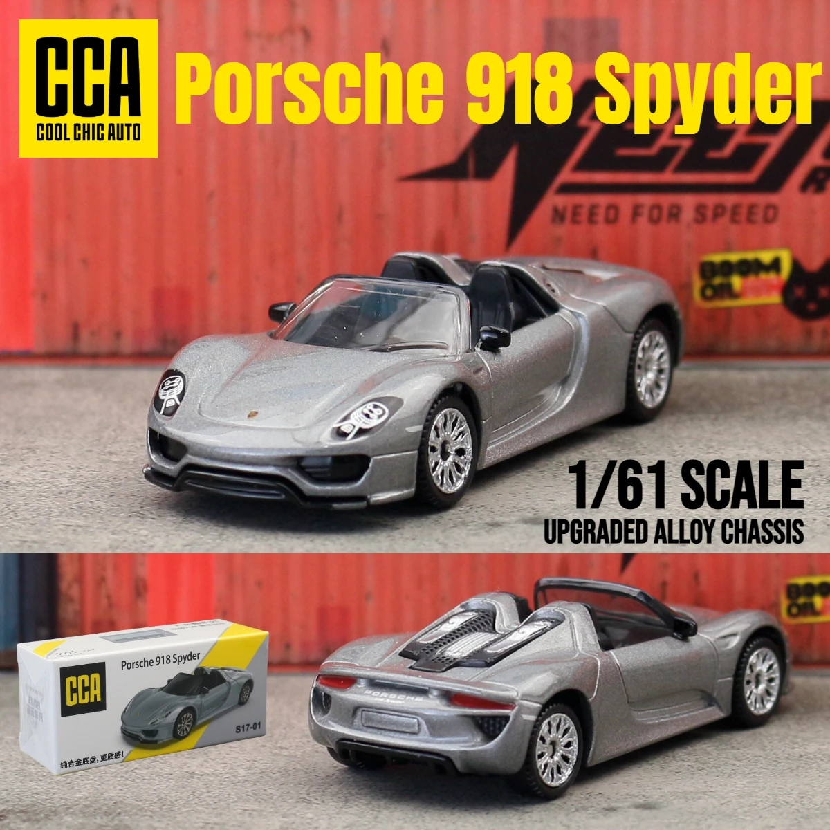 ミニカー 1/43 918 Spyder 8 Jahre cartima /PMA ミニカー 1/43 918 Spyder 8 Jahre cartima /PMA ミニカー 1/43 918