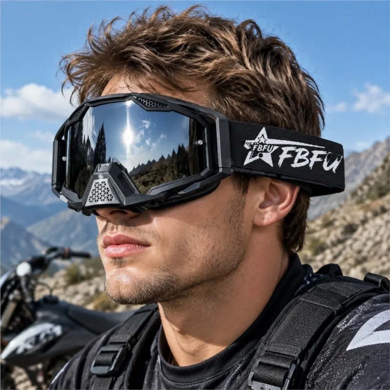Multi-scenario Sport Eyewear Lightweight Comfortable Glasses for Skiing Motorbike Cycling Offroad Activity