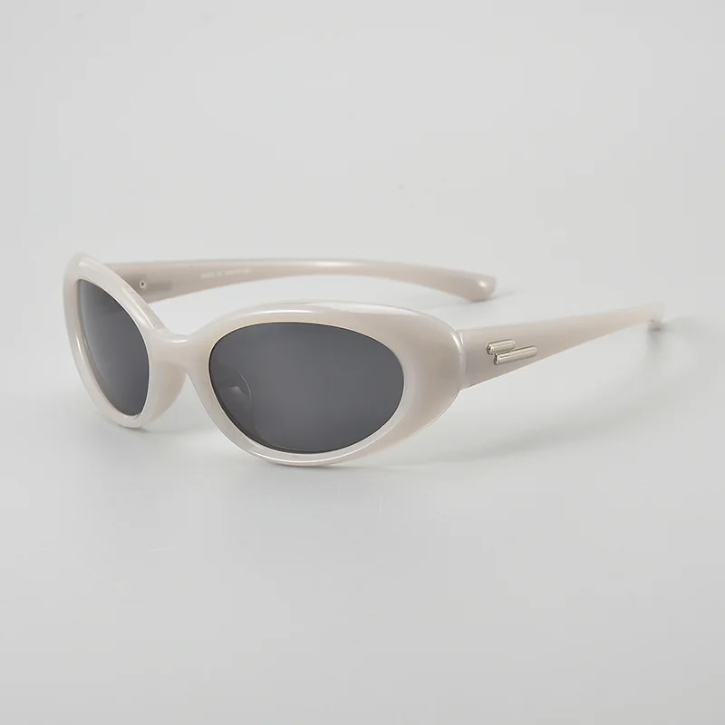 

Retro Cat Eye Acetate Men Sunglasses Customized Prescription Lens Outdoor UV Protective Women Sunglasses Support Customized Logo
