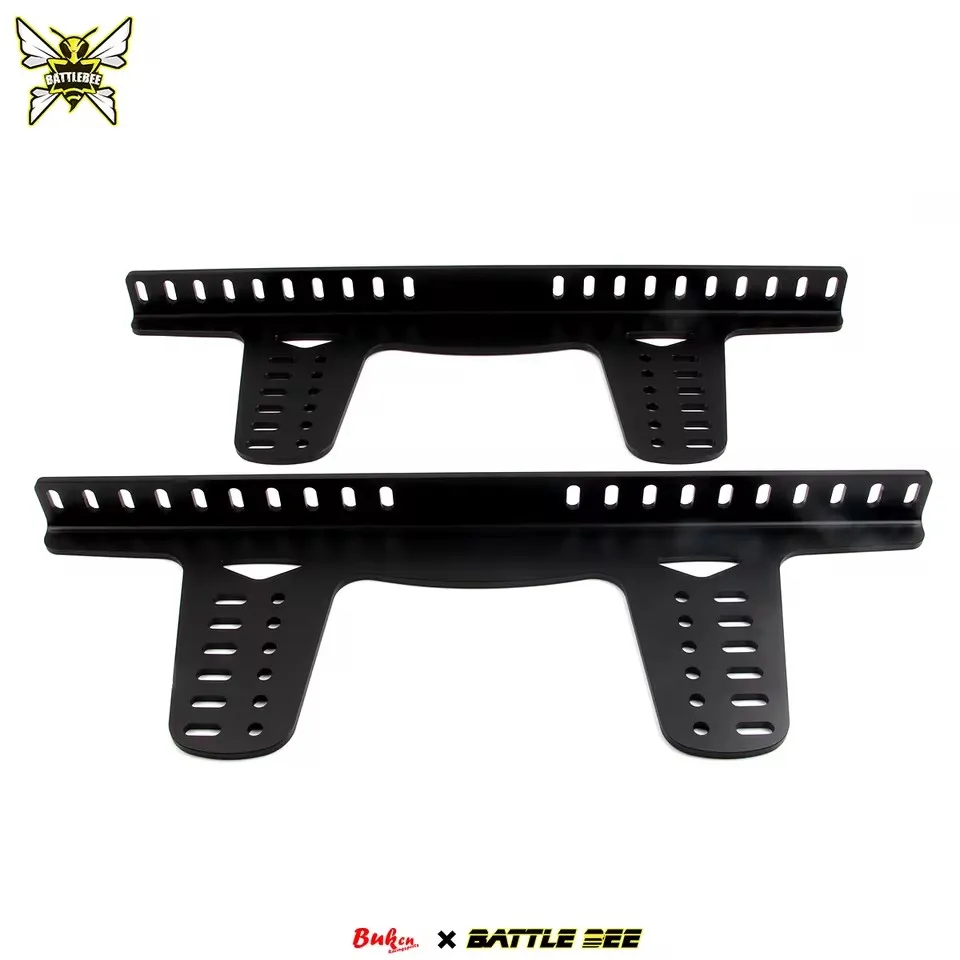 Racing Seat Side Mounts Brackets Universal L-shaped Brackets Right Angel Adjustable Bracket Screw For Car Side Seat Install