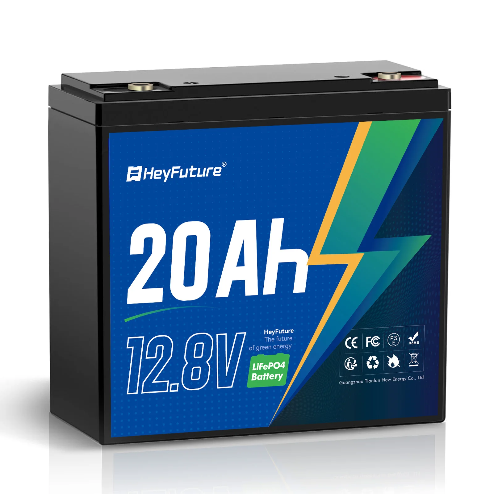 12V 20Ah Lithium LiFePO4 Deep Cycle Battery, Rechargeable Battery Up to 2000-7000 Cycles, Built-in BMS Lithium Iron Phosphate