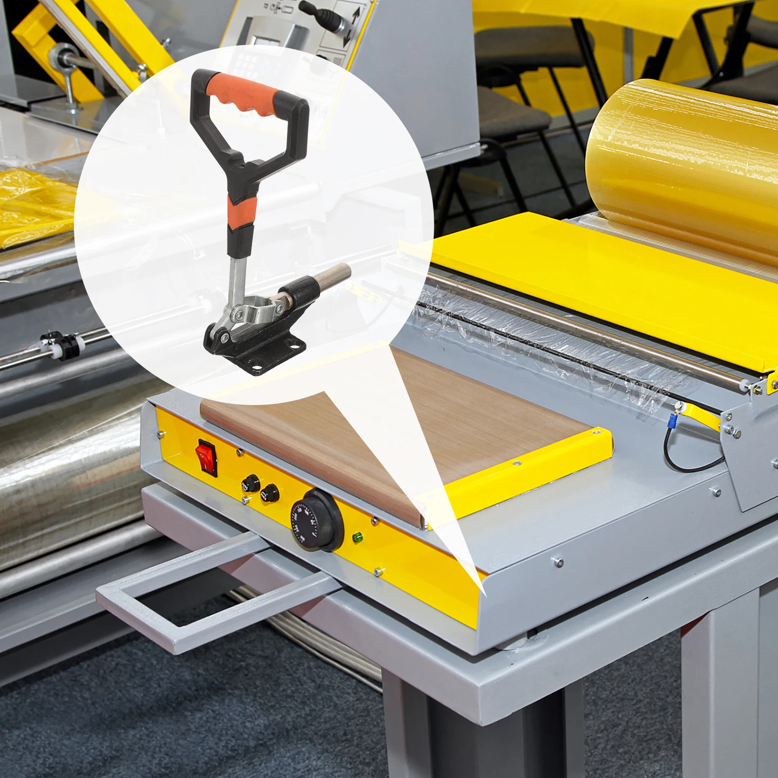 

Push Pull Handle Fixture Durable Material Hat Press Accessories Replacement Parts for Thermal Transfer