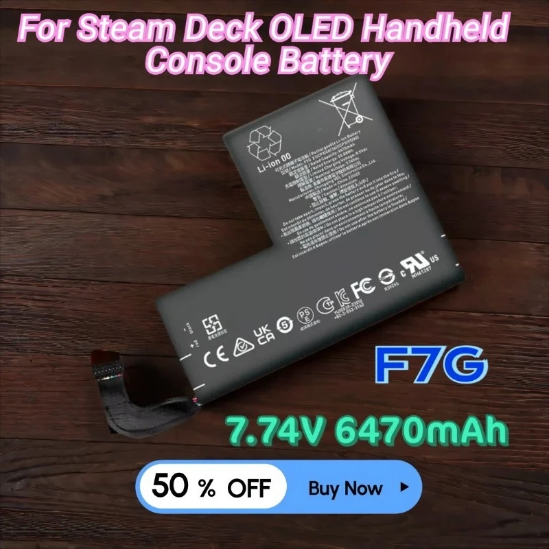 

7.74V 6470mAh F7G for Steam Deck OLED Handheld Console Battery