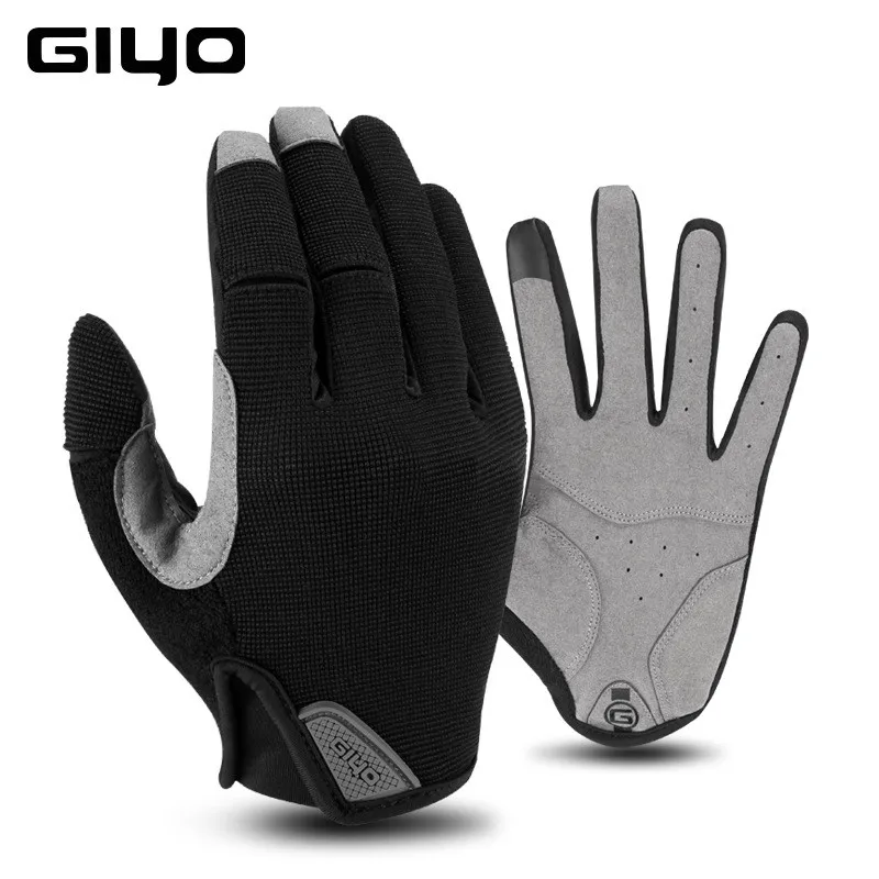 Giyo Winter Screen Touch Road Bike Gloves Full Finger Cycling Bicycle Glove Men Sports Lycra woman windproof glove Gym Fishing