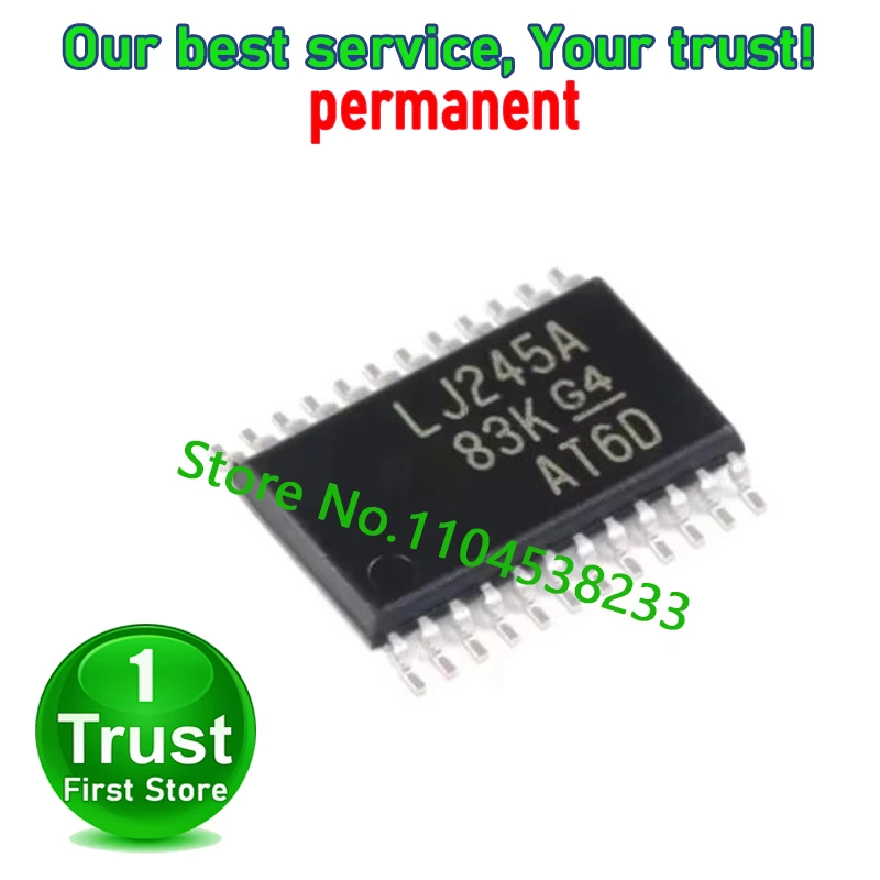 SN74LVC4245APWR 10 stks/partij 74LVC4245APW LVC4245A TSSOP24/SOP24