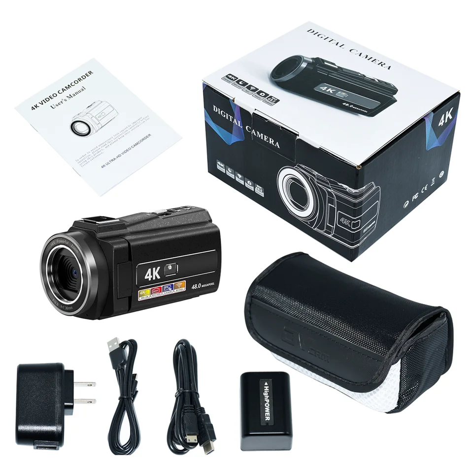 2022 Digital WIFI Camcorder 4K Full HD 16MP DV Camcorder Digital