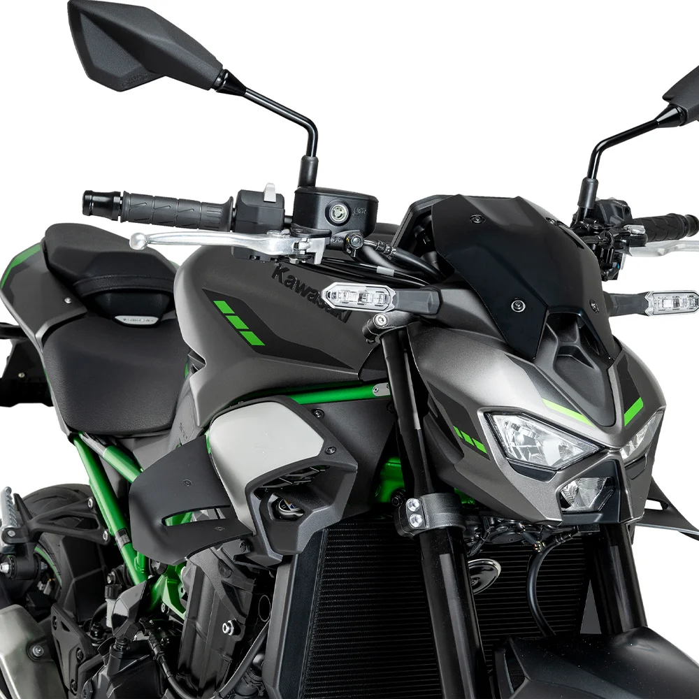 Motorcycle ABS Alerons Laterals Naked Side Spoilers Aerodynamic Wing Deflector Fits For KAWASAKI Z900 SE 2025 2026 z900se Z-900