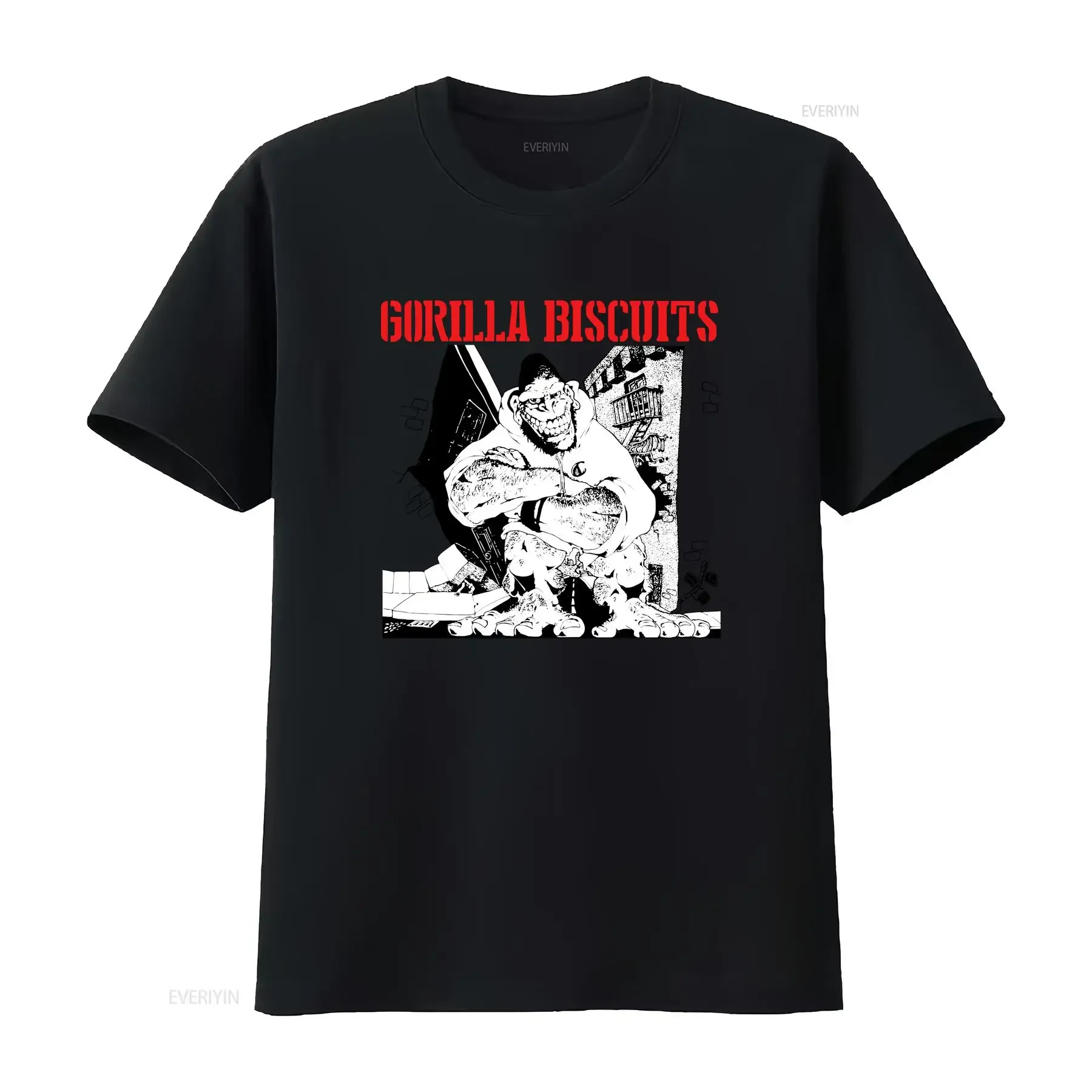 Gorilla Biscuits T Shirt S 5XL Fast Shipping vintage Washed homme Soft Stylish fashion Comfortable Top For Everyday Wear Unisex