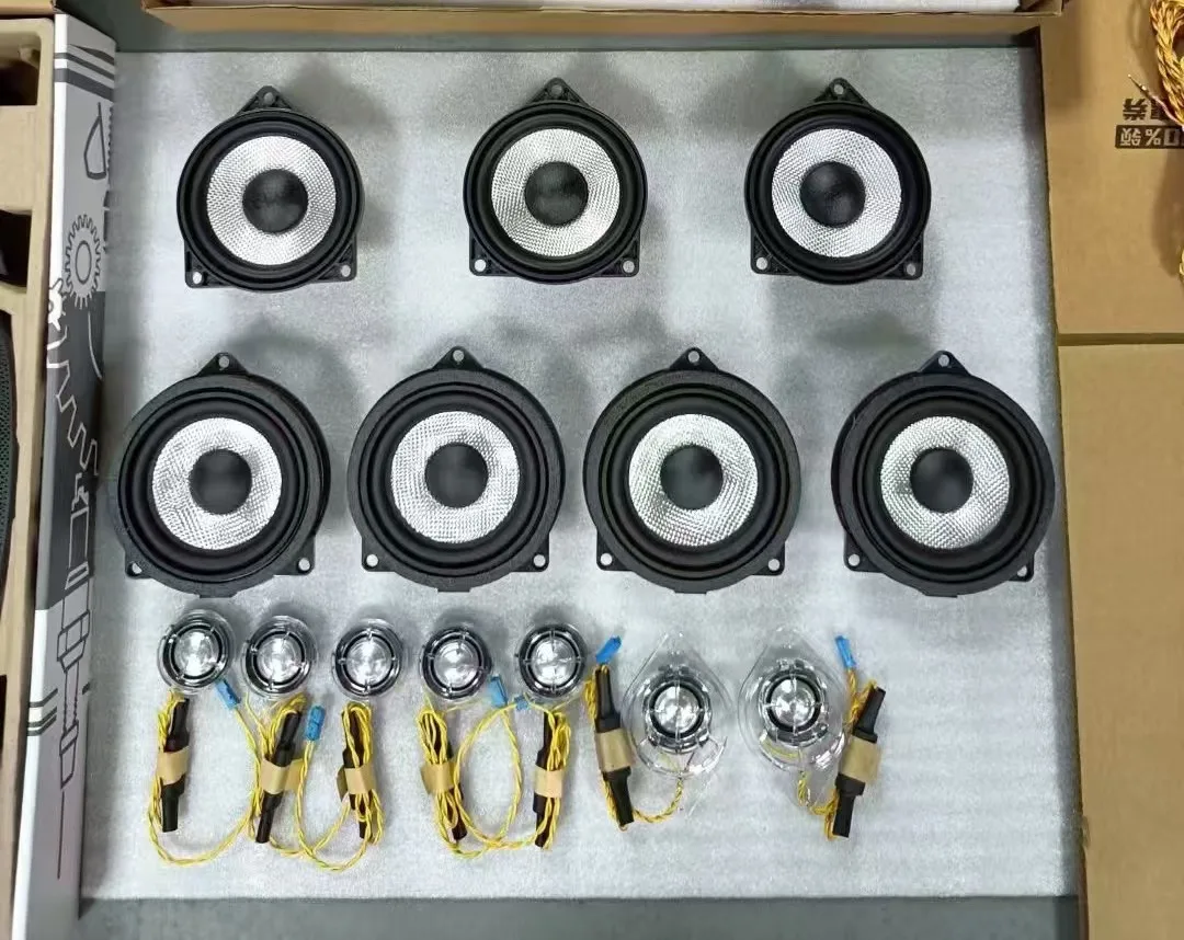 Car Rotary Speaker Suitable For BMW New 5 Series G30 2018-2024 Luminous Cover Ambient Light Plate
