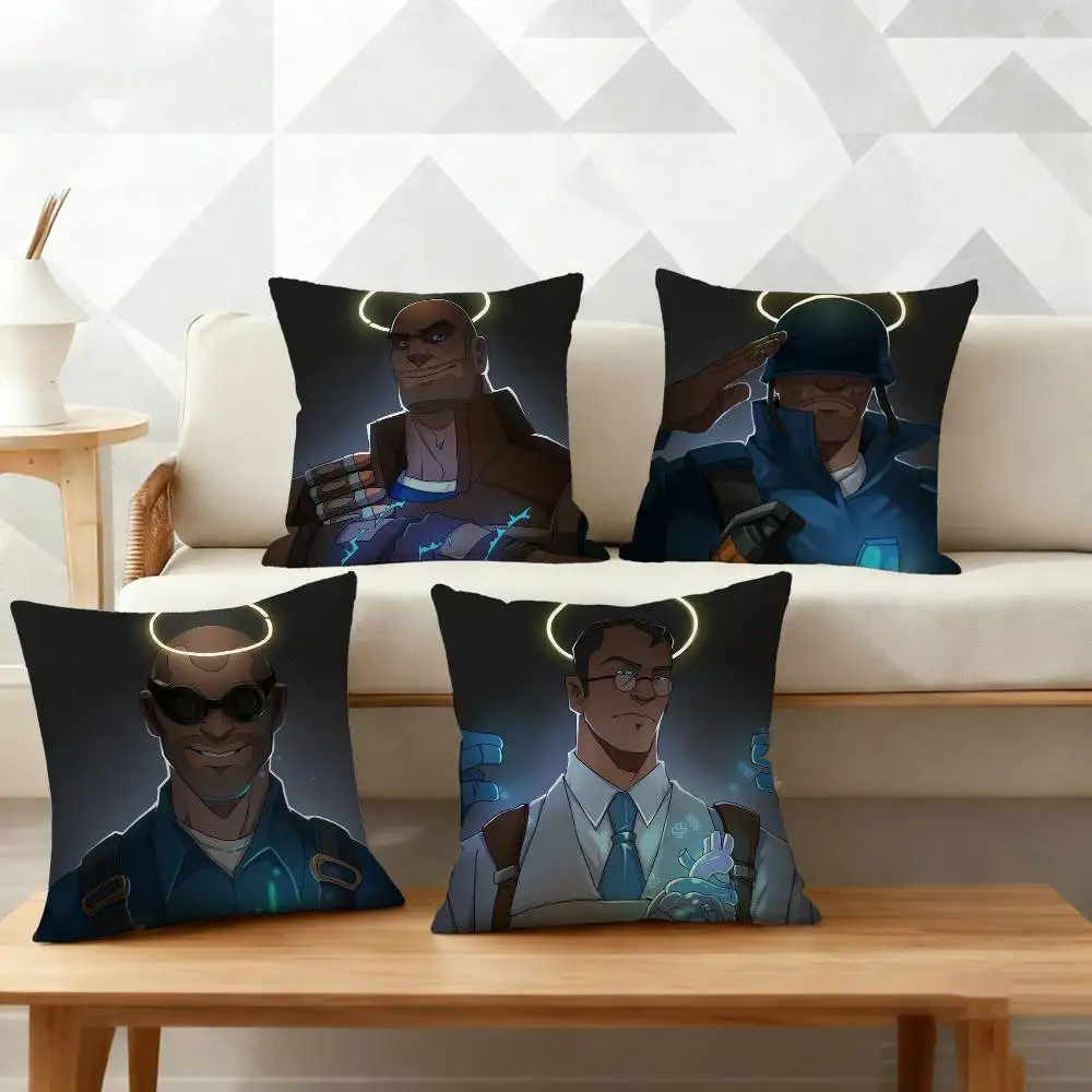 

Game T-Teams F-Fortress-S 2 Pillow Case Pattern Printed Pillowcase For Living Room Sofa Cushion Cover